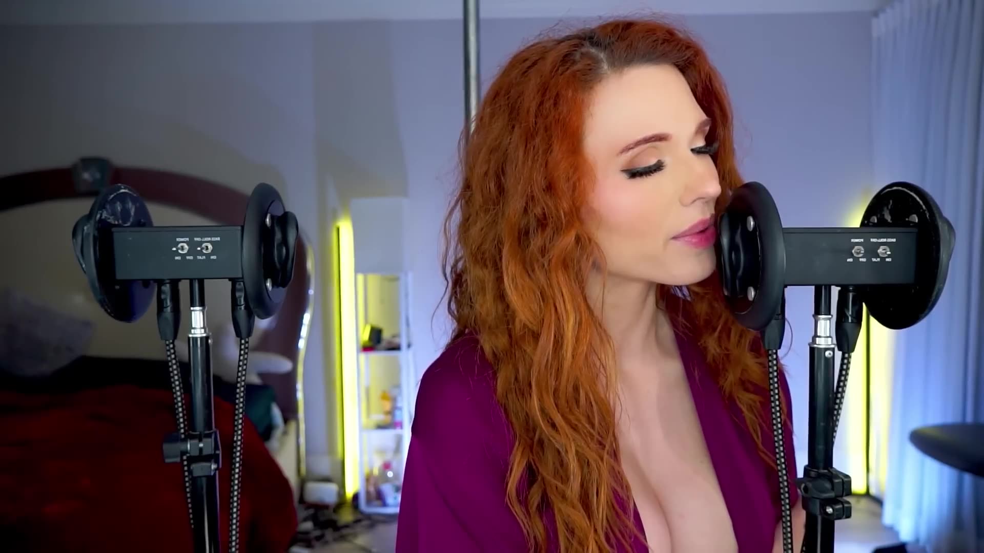 PASSIONATE ASMR | Licking & Kissing in my SILK ROBE