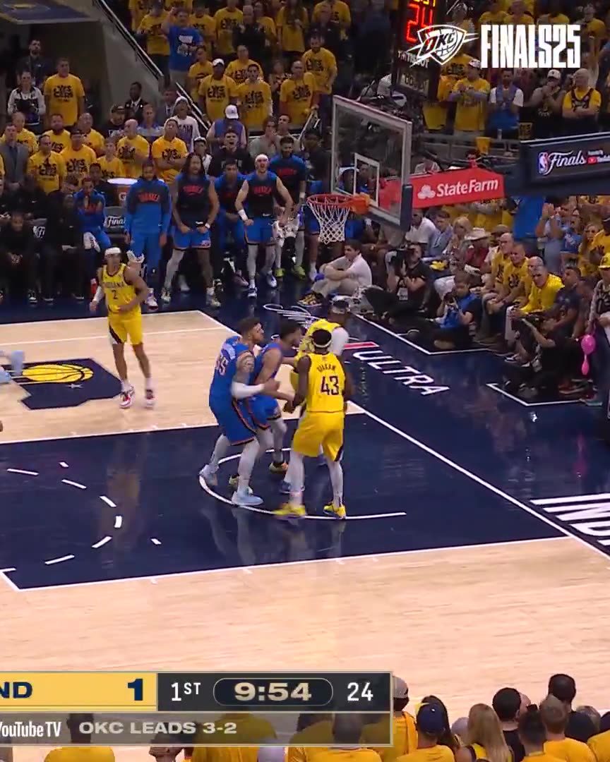 OKC THUNDER - Chet with the early moves ๐บ