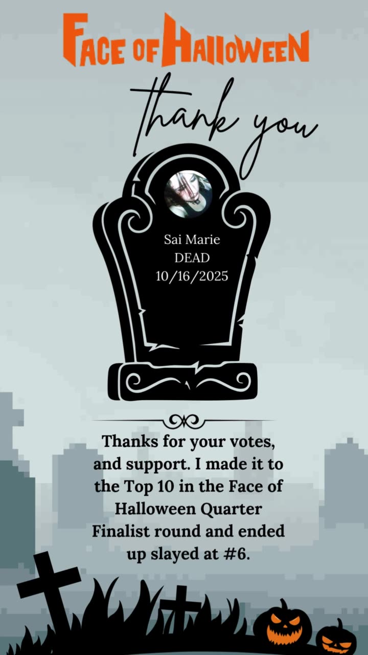 I died!