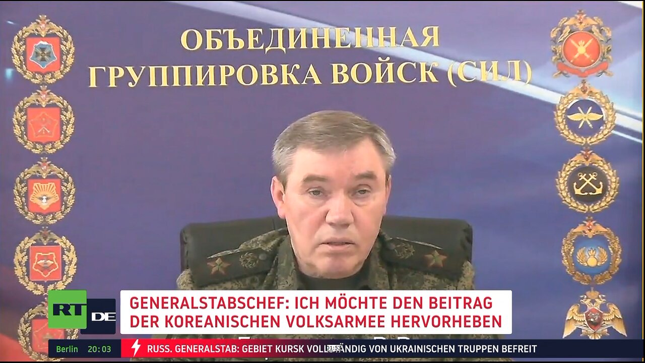 Russlands Stabschef preist DVRK-Truppen für Hilfe bei Befreiung des Gebiets Kursk
