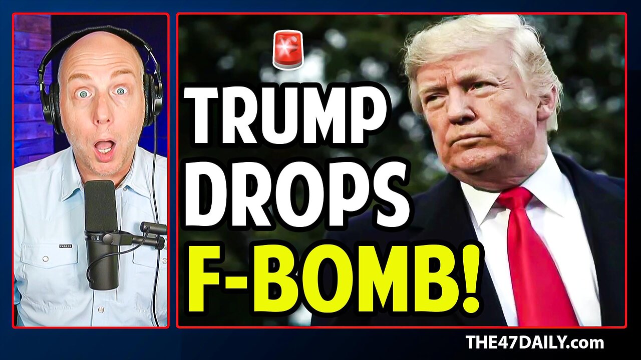 TRUMP Drops F-Bomb on LIVE TV!