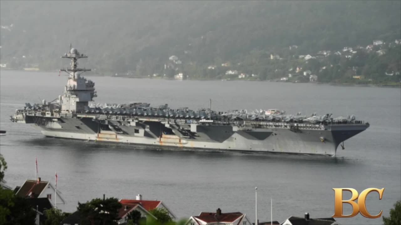 US aircraft carrier moves into Latin America region, officials say