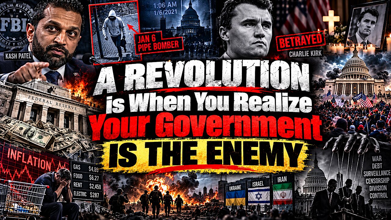 REVOLUTION is WHEN YOU REALIZE YOUR "GOVERNMENT" IS THE ENEMY -- Todd ...