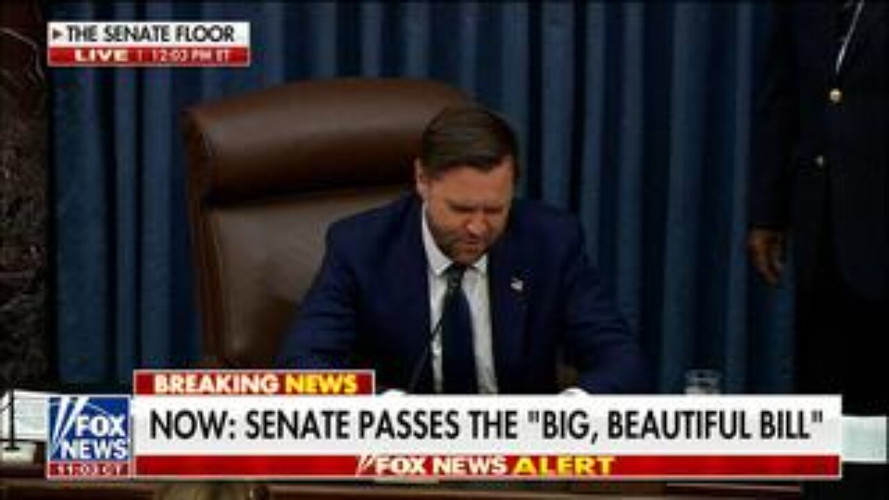Trump’s BBB PASSED In Senate! JD Vance Broke The Tie! Bill Moves Back To The House