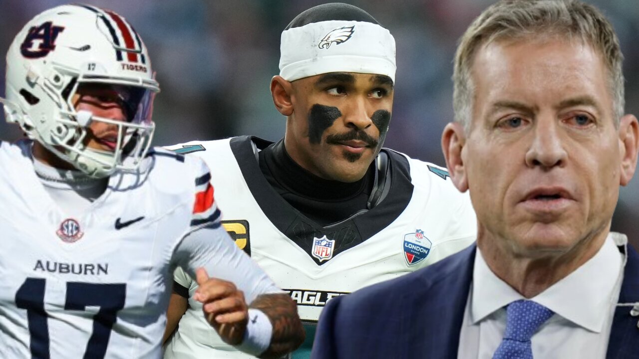 College Football CHAOS As Playoff Expands, Troy Aikman OUT At ESPN, Jalen Hurts DONE For Eagles? thumbnail