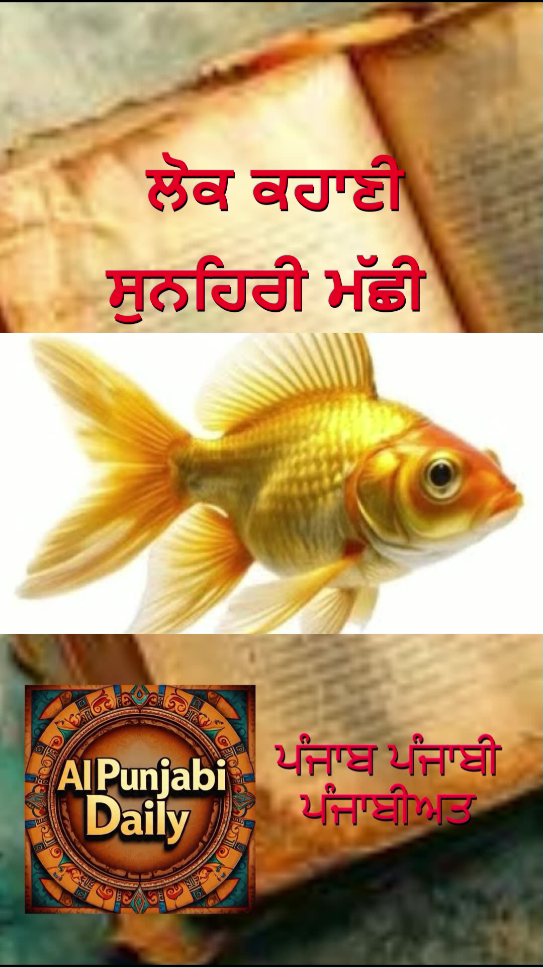 ਲੋਕ ਕਹਾਣੀ--ਸੁਨਹਿਰੀ ਮੱਛੀ