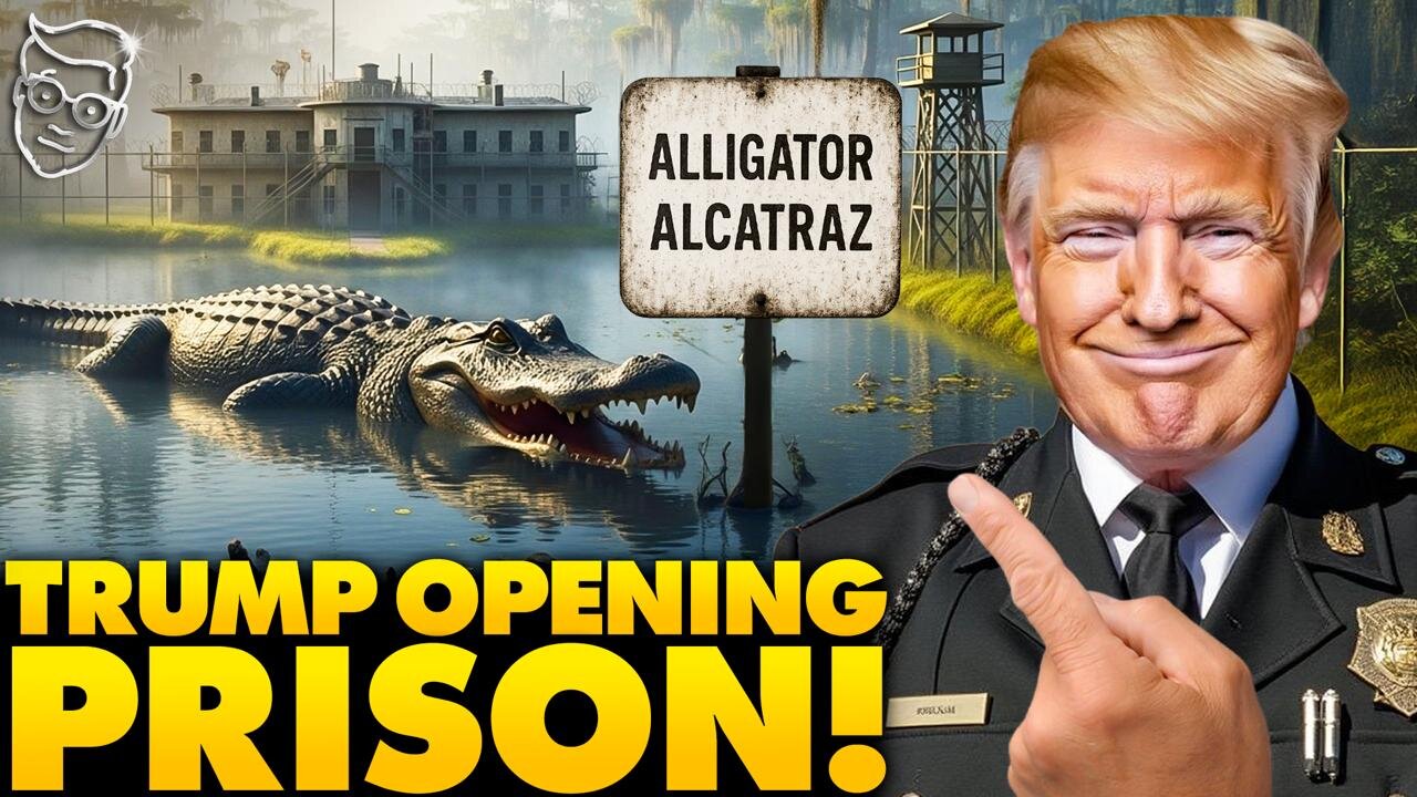 Trump Will Personally Open Alligator Alcatraz for Aliens in Florida: You Will Not Escape Alive🐊