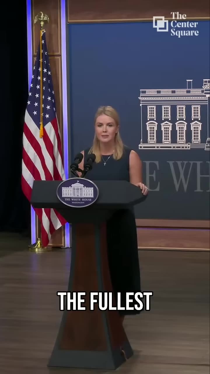Press Sec. Leavitt: We are Truly Restoring a Fair and Equal Justice System in This Country