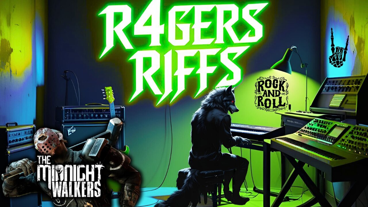 THE MIDNIGHT WALKERS / STUDIO REVEAL / R4GERS RIFFS starts next week