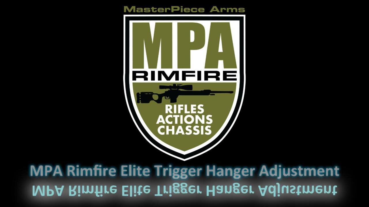 MPA Rimfire Series- Trigger Hanger Adjustment