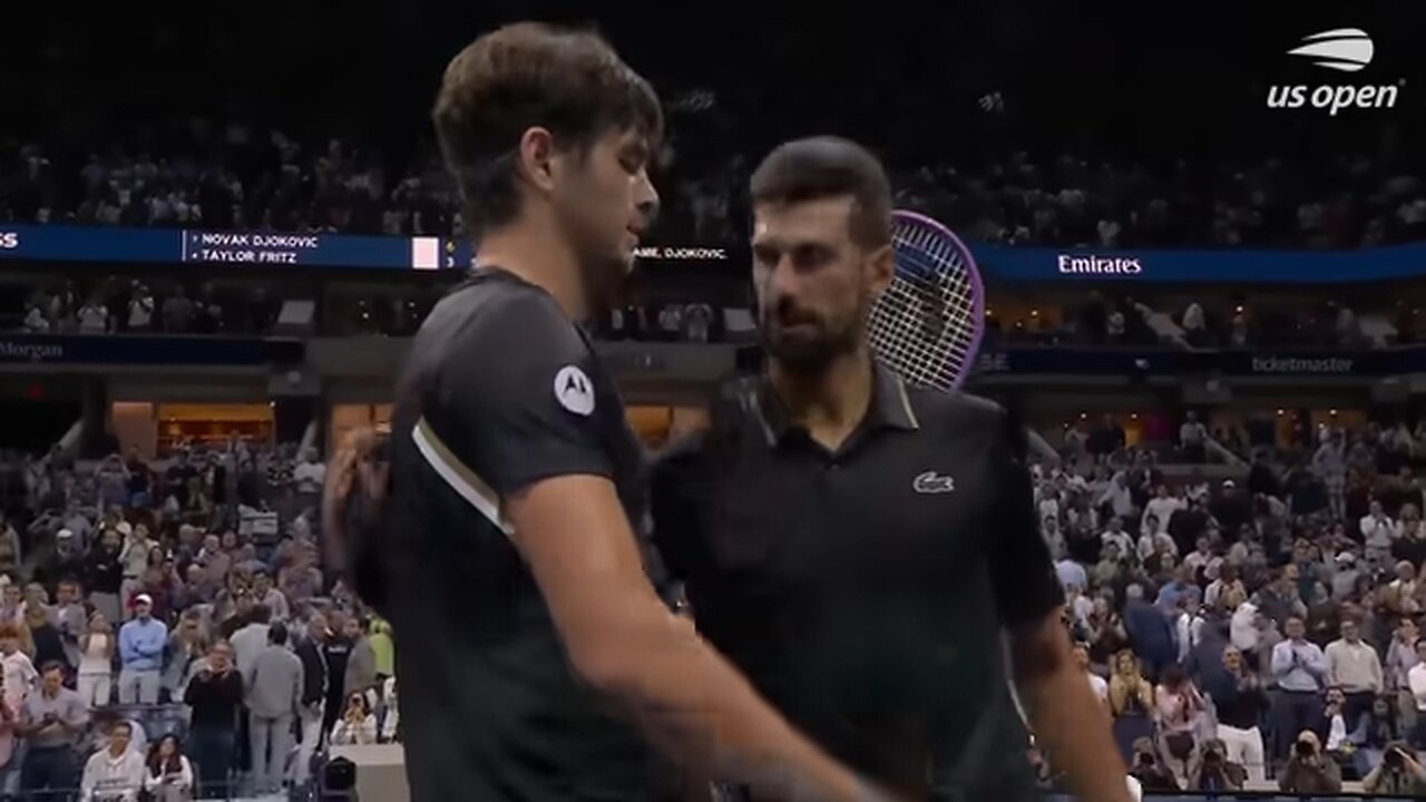 Novak Djokovic vs. Taylor Fritz Highlights | 2025 US Open Quarterfinal