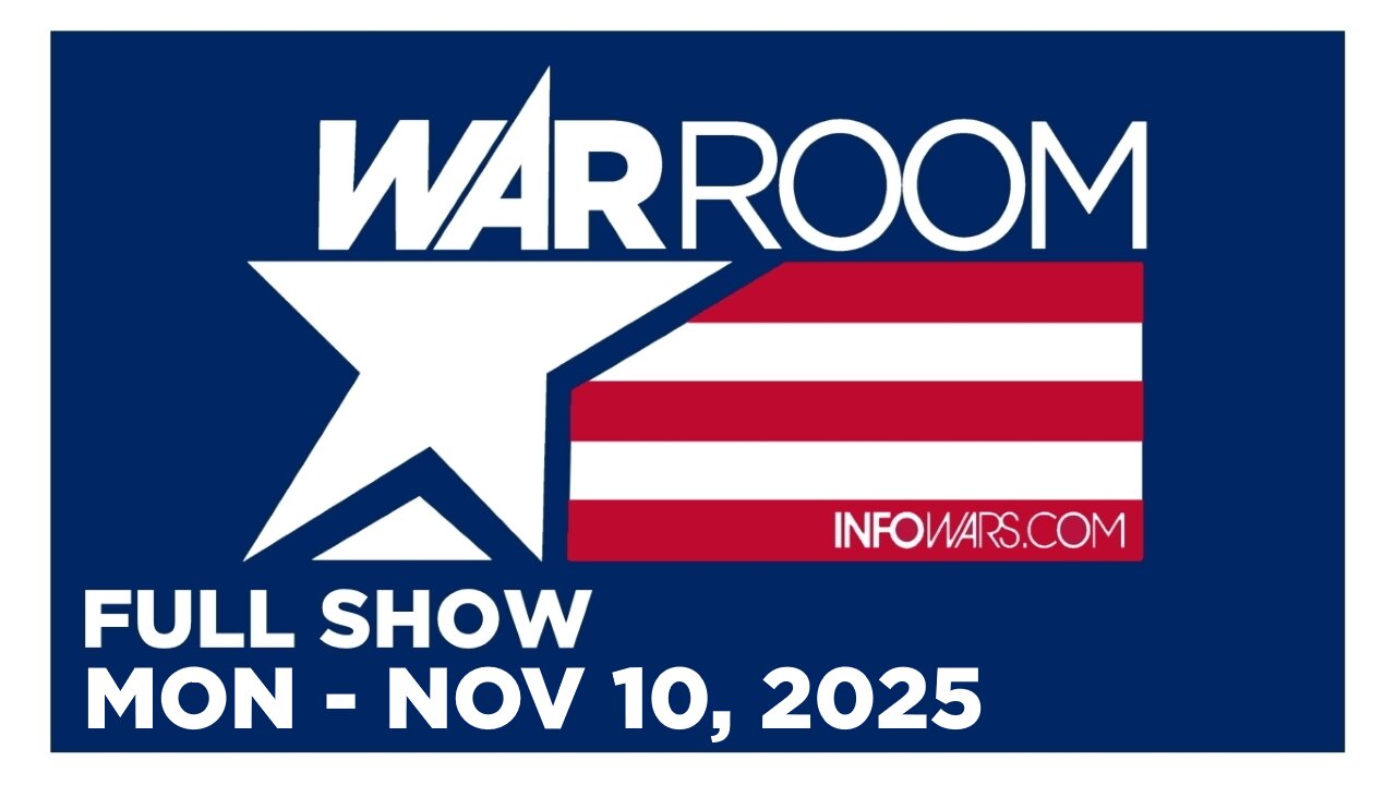 WAR ROOM [FULL] Monday 11/10/25 • Trump Vows $2,000 Tariff Dividend Checks For Lower/Middle Class