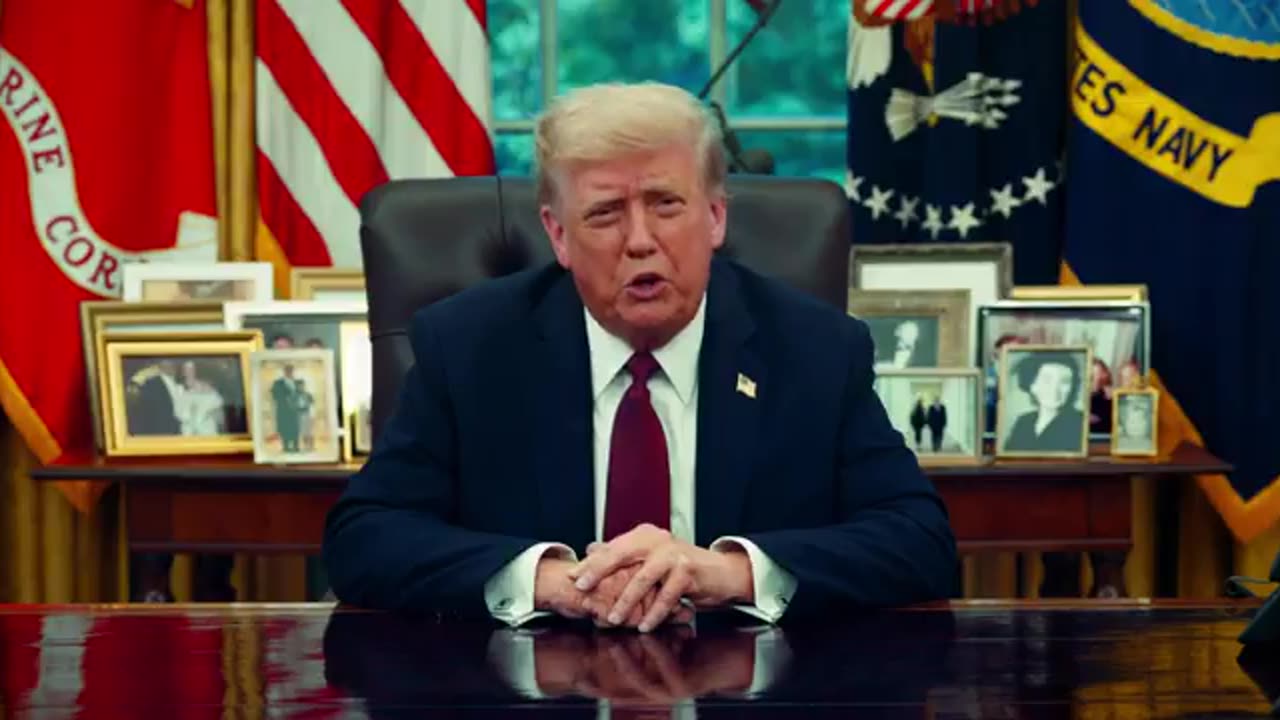 President Donald J. Trump delivered a powerful speech to his fellow Americans