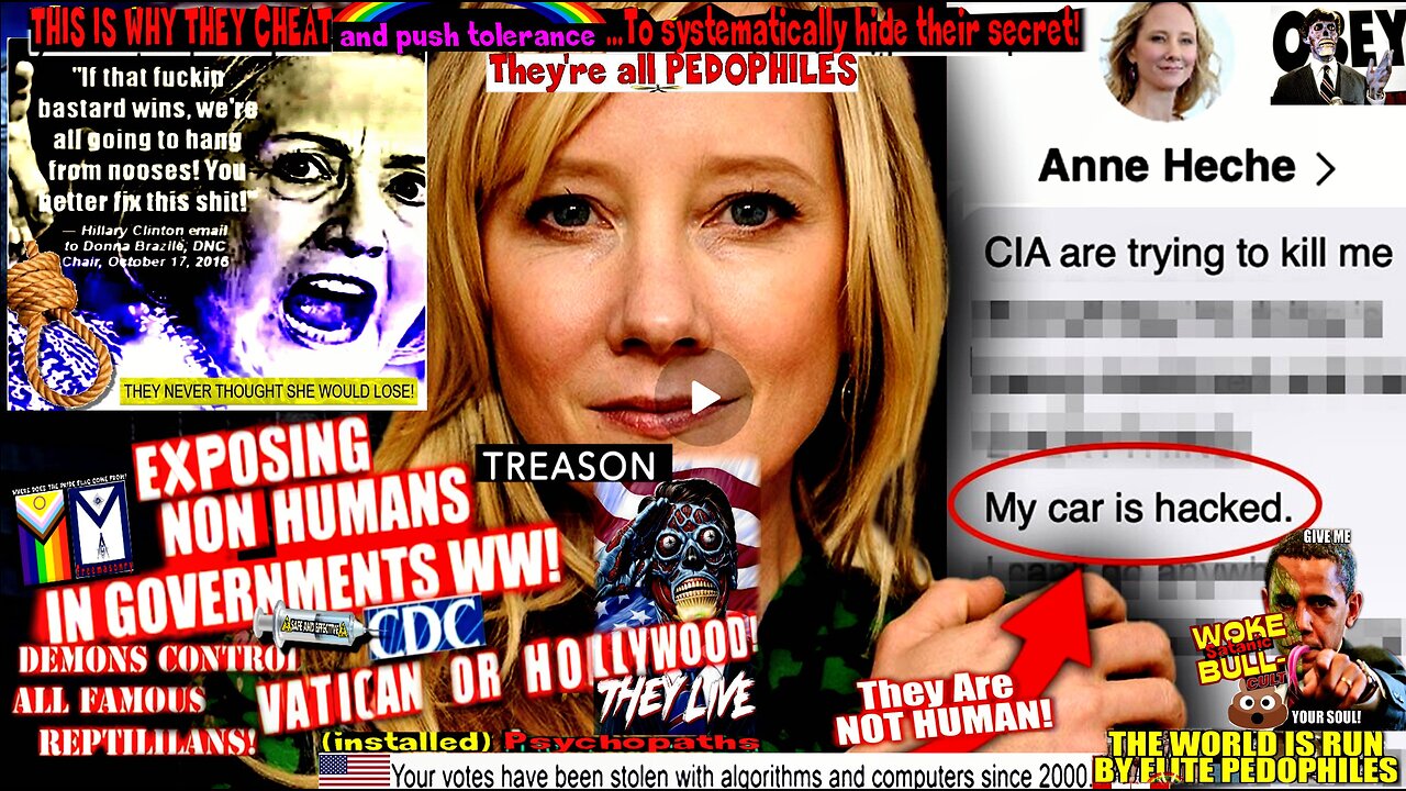 CIA Files: Anne Heches Car Was Hacked To Cover Up Hollywood Trafficking Ring