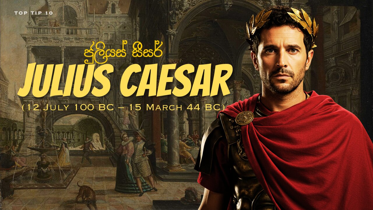 Julius Caesar | ජුලියස් සීසර් - Story of the Julius Caesar #romanempire #romanhistory #trending