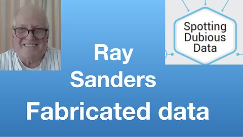 Ray Sanders: Fabricated data | Tom Nelson Pod #292