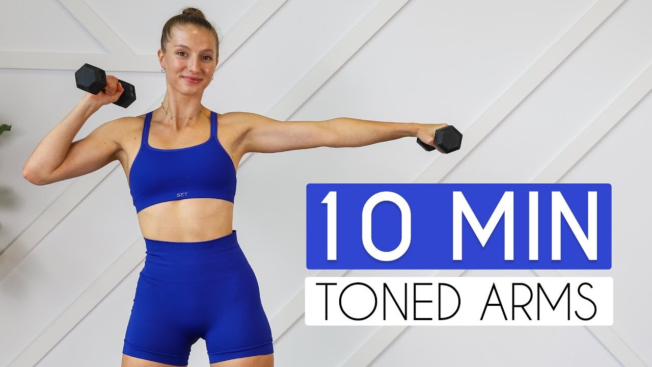 10 Min Toned Arms Workout πͺπ₯ | At Home with Minimal Equipment π‘π₯