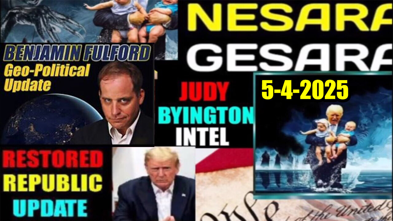Judy Byington Update 5.4.25 - Trump Just dropped BOMBSHELL ~ This Changes EVERYTHING