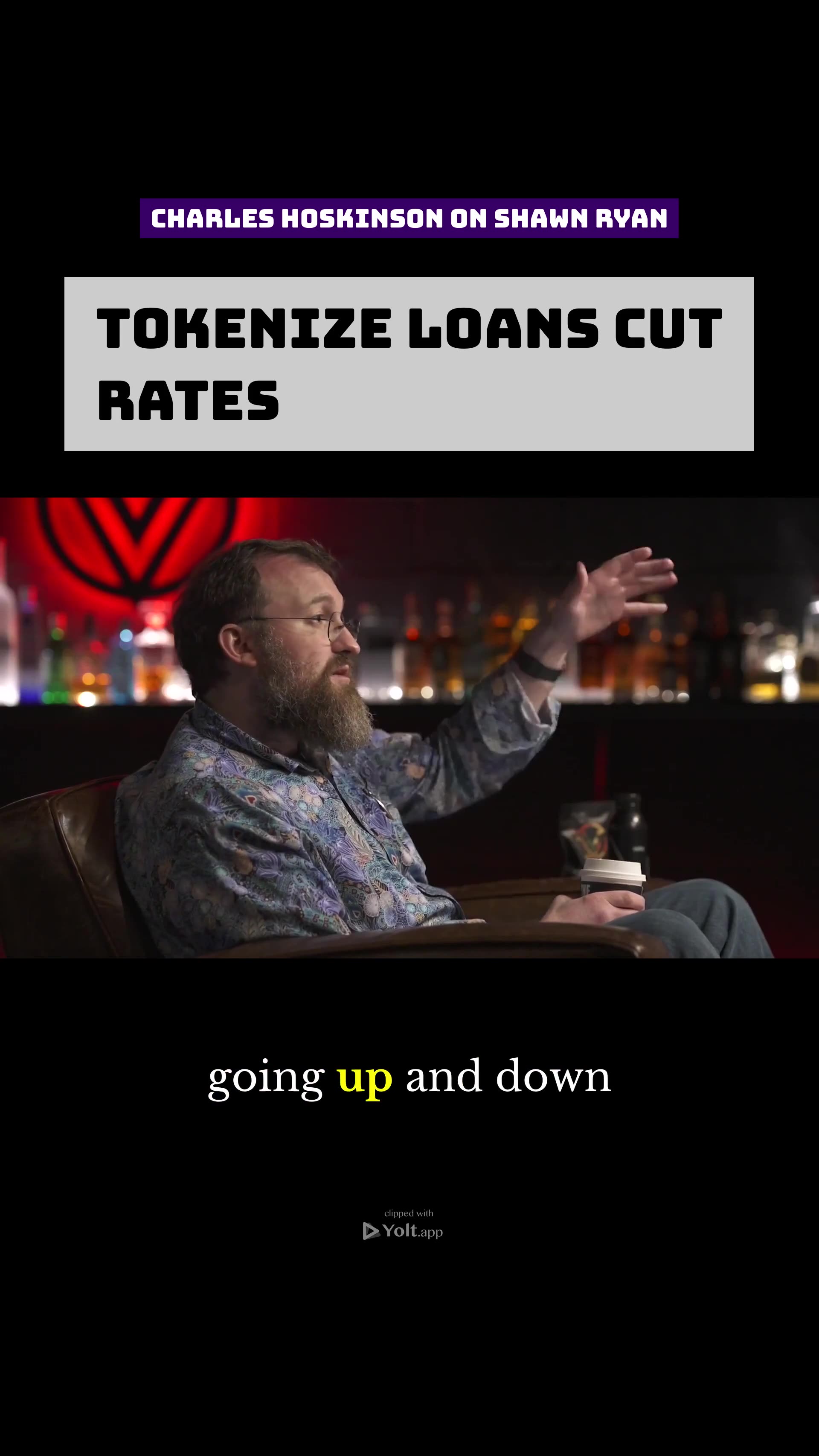 Tokenize, Disrupt, Thrive - Charles Hoskinson on Shawn Ryan #decentralization #tokenization