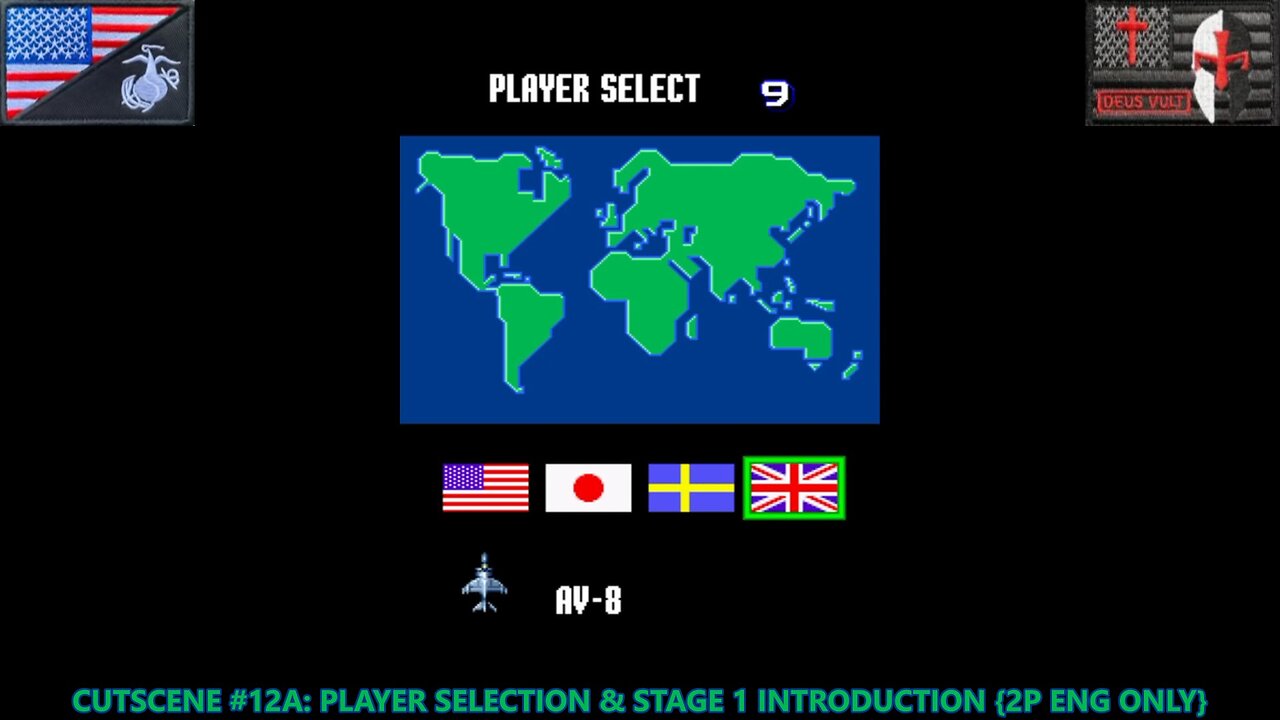 The Cutscene Project: Aero Fighters [Villiam/Lord White] {2P ENG} (Arcade - 1992) [NA Version]