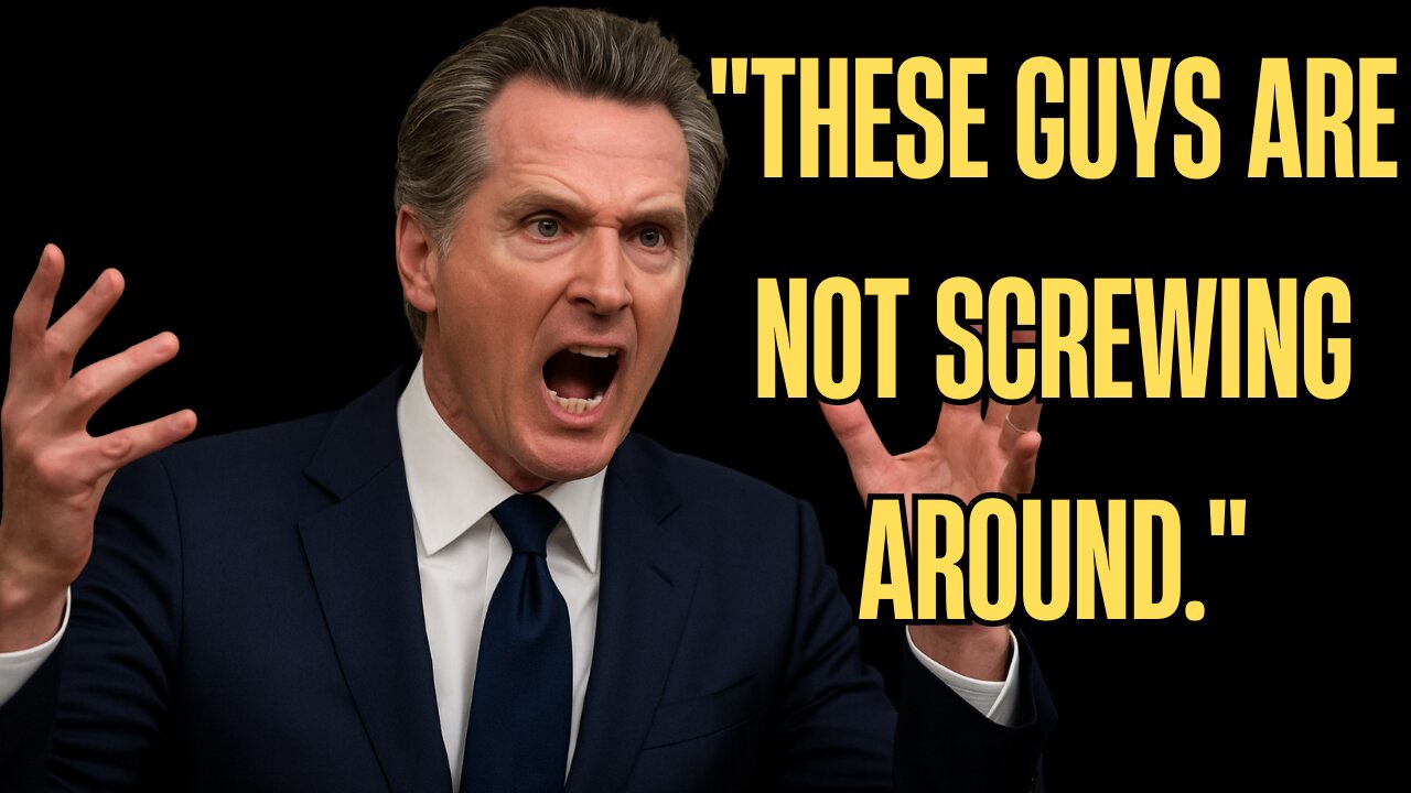 Trump Supporter Triggers Newsom Meltdown