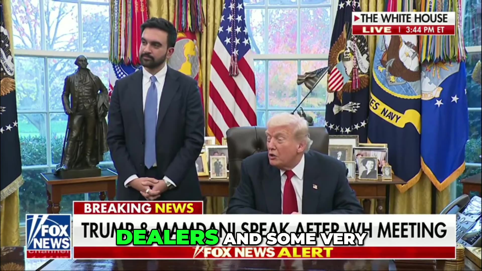🟢 SAY WHAT? Trump Says Mamdani Wants to Deport Criminal Illegals Maybe More Than I Do?