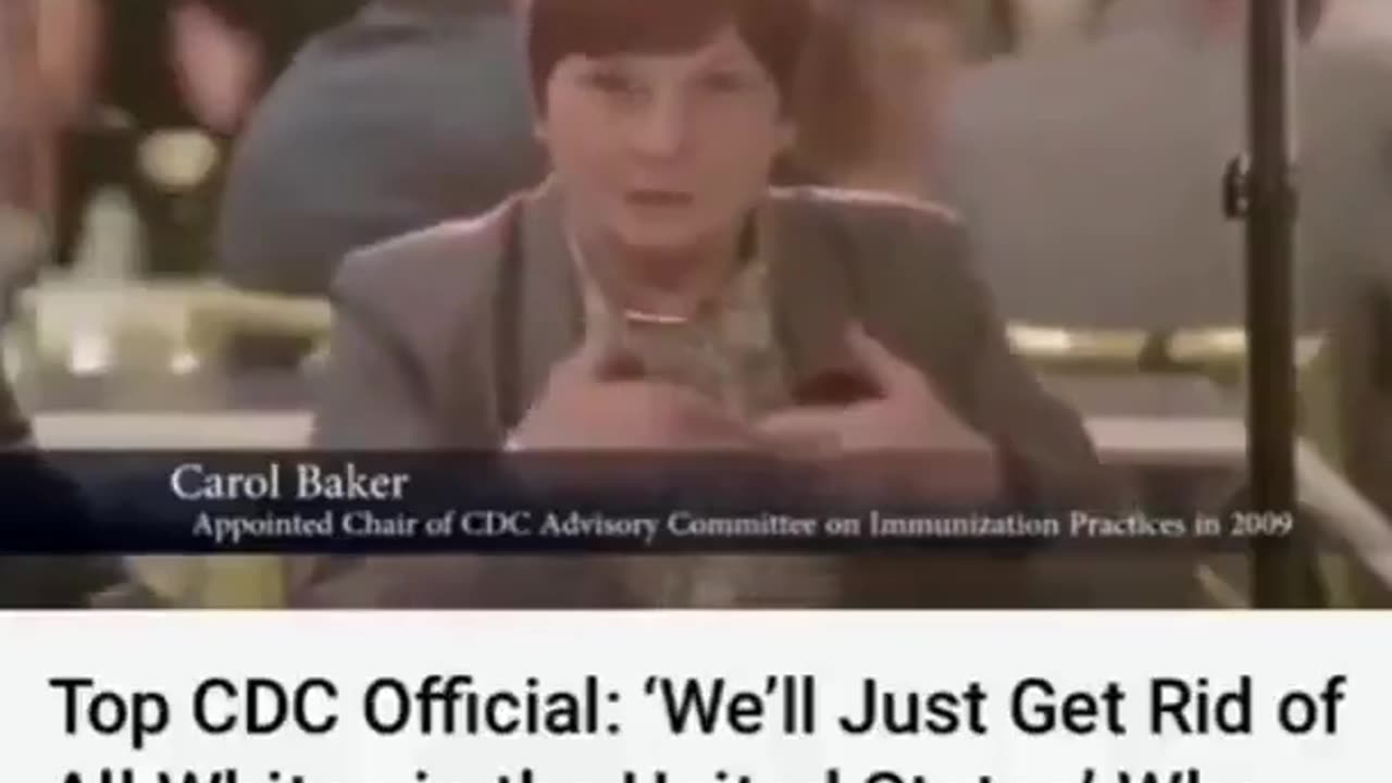 CDC says if USA Whites dont take vaccines, they will have to find another way to Get Rid of Whites