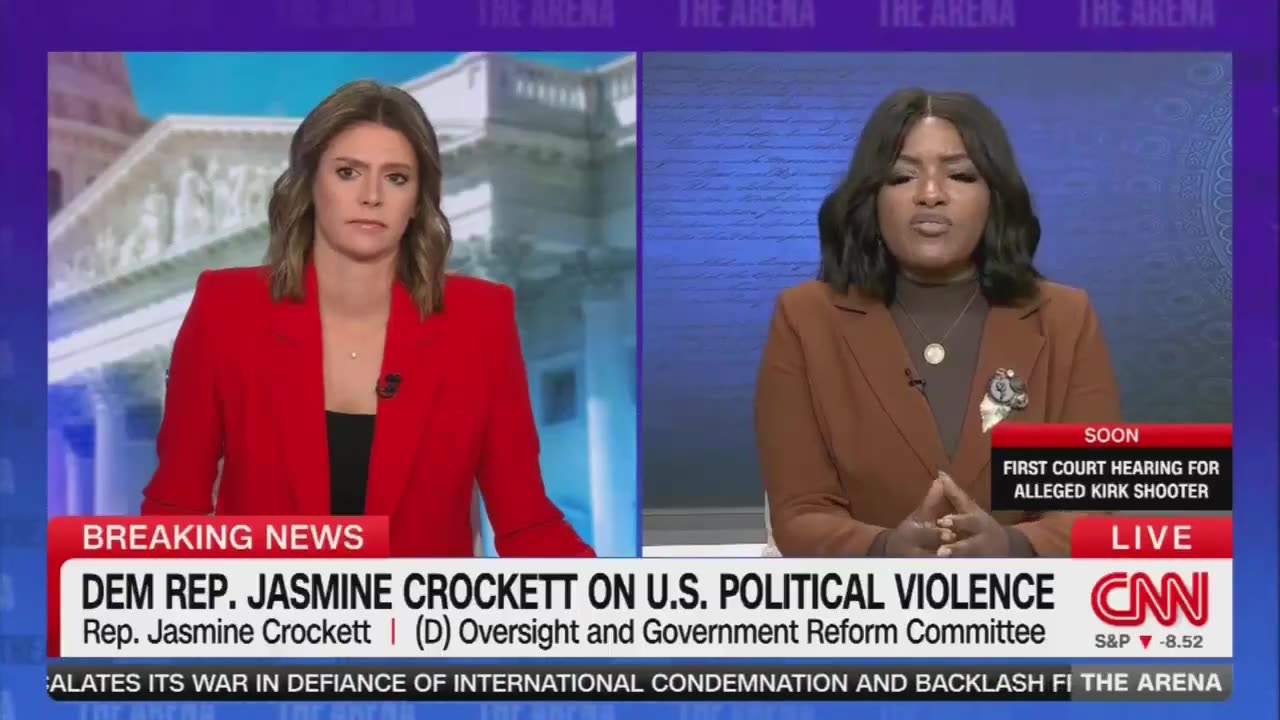 Watch Jasmine Crockett Try To Rationalize How People On The Left Cant Make A Shot From 200 Yards