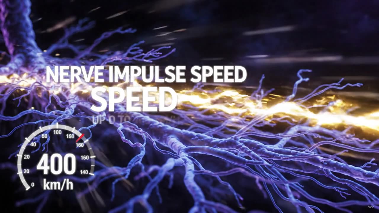 Nerve Signals Travel Through Your Body At 400 KM/H