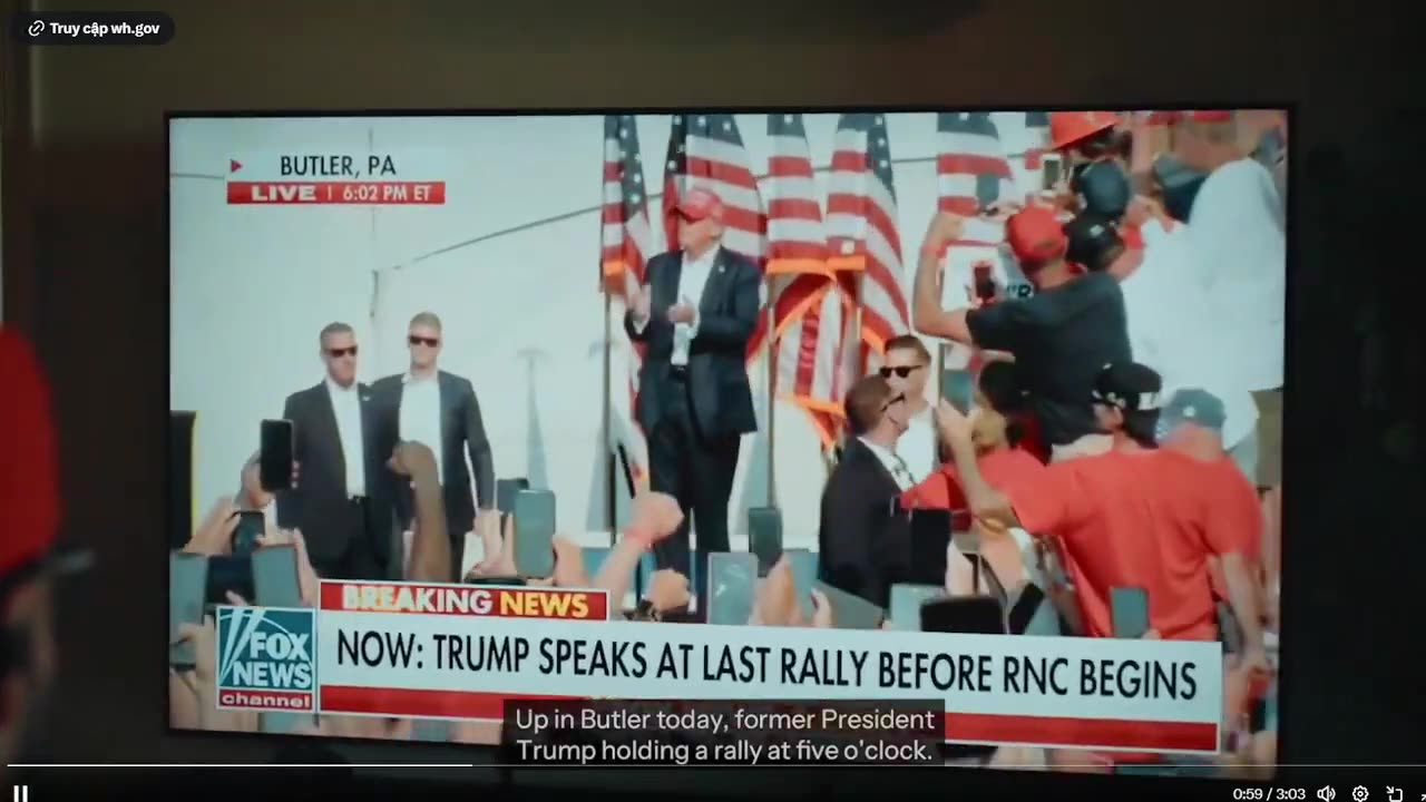 Làn sóng thay đổi đang càn quét đất nước – Tổng thống Trump