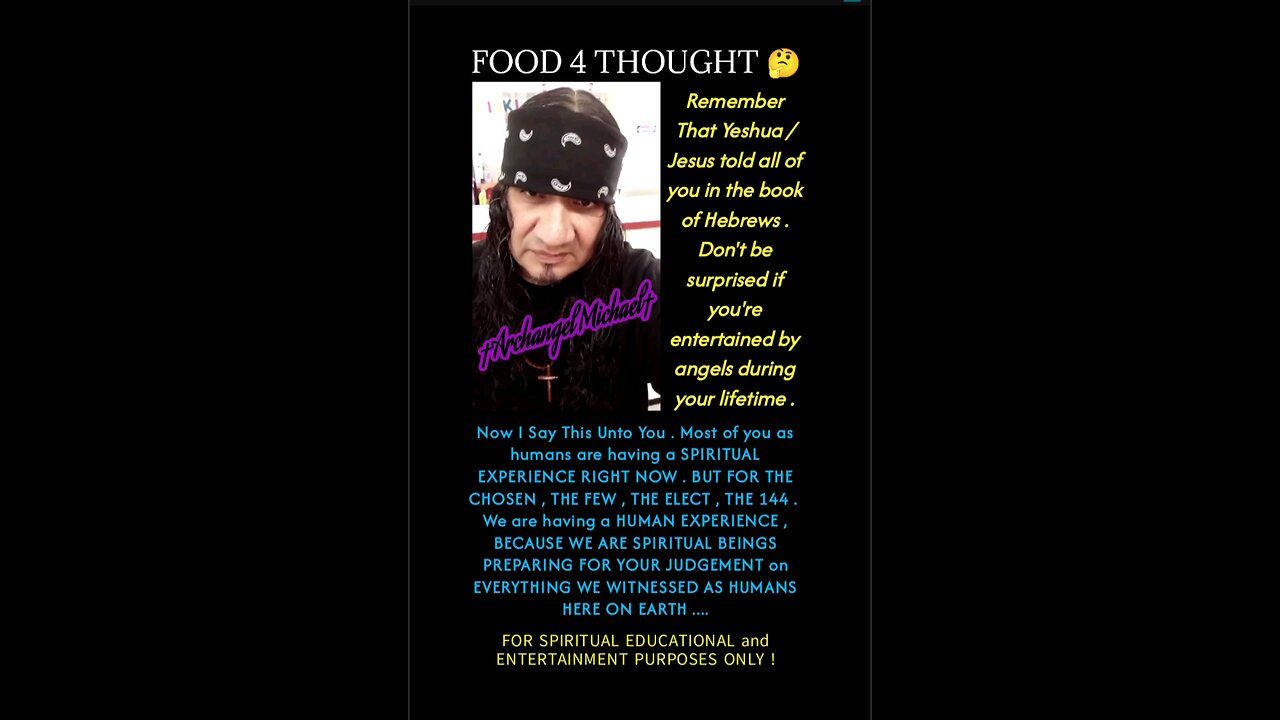 SPIRITUAL FOOD 4 THOUGHT 🤔
