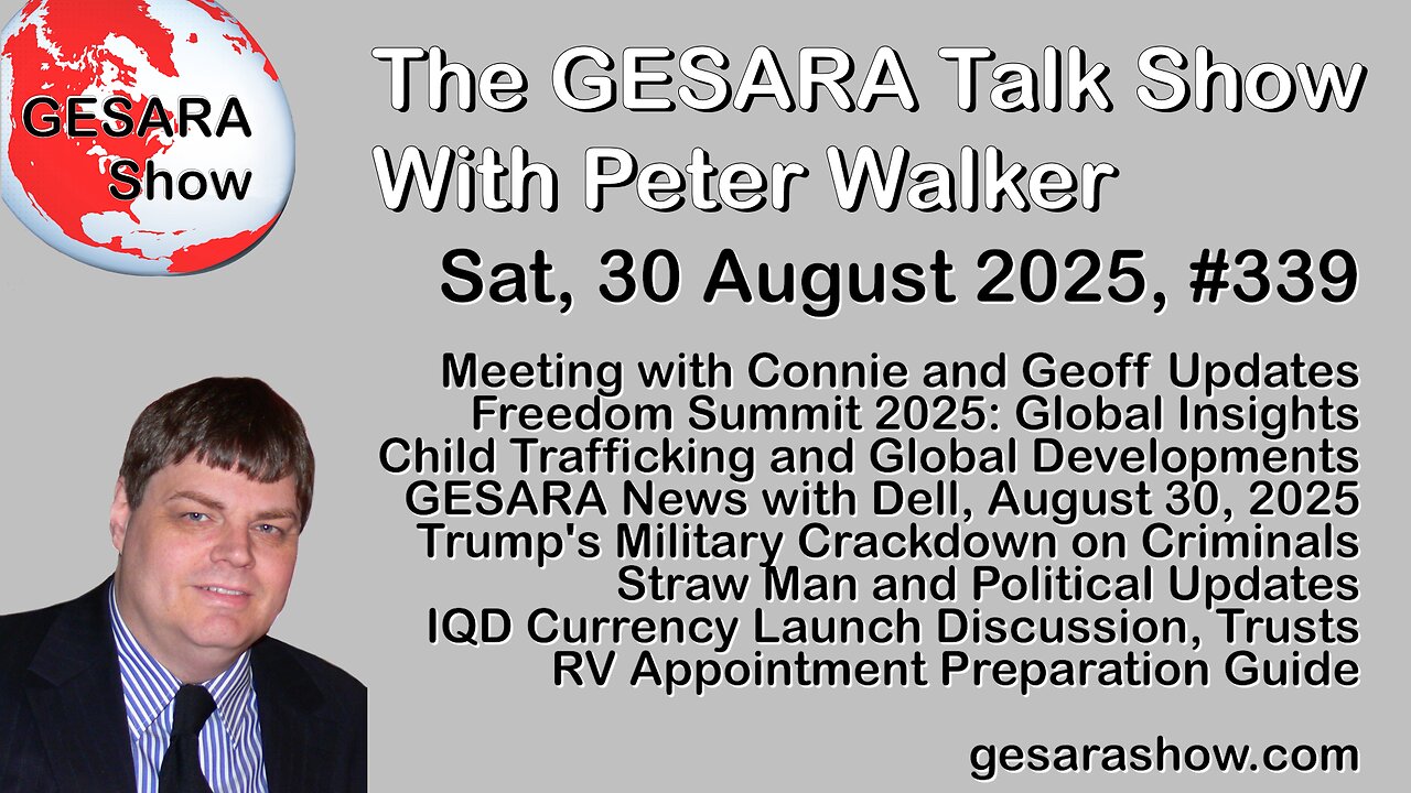 2025-08-30 GESARA Talk Show 339 - Saturday