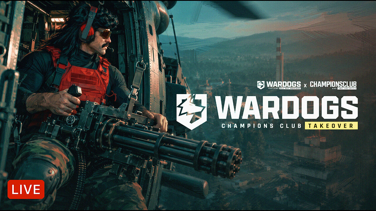 🔴LIVE - DR DISRESPECT - WARDOGS - HELL FROM ABOVE thumbnail