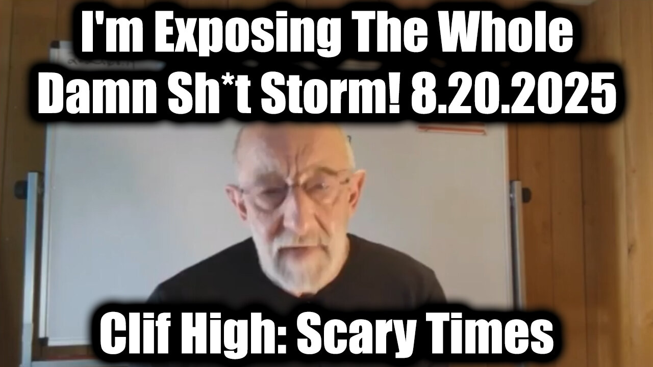 The Whole Damn Sh*t Storm. 8-20-25-AT-2PM-CST-25G-EST #TRUTH