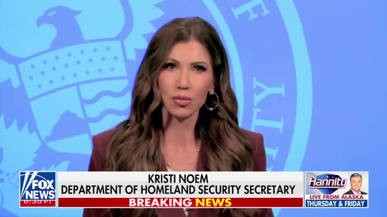Sec Kristi Noem deflects the fake news desperate attempts & lies about ICE