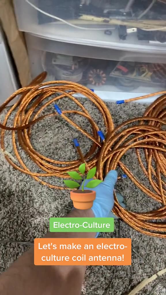 Making a large electro culture antenna!