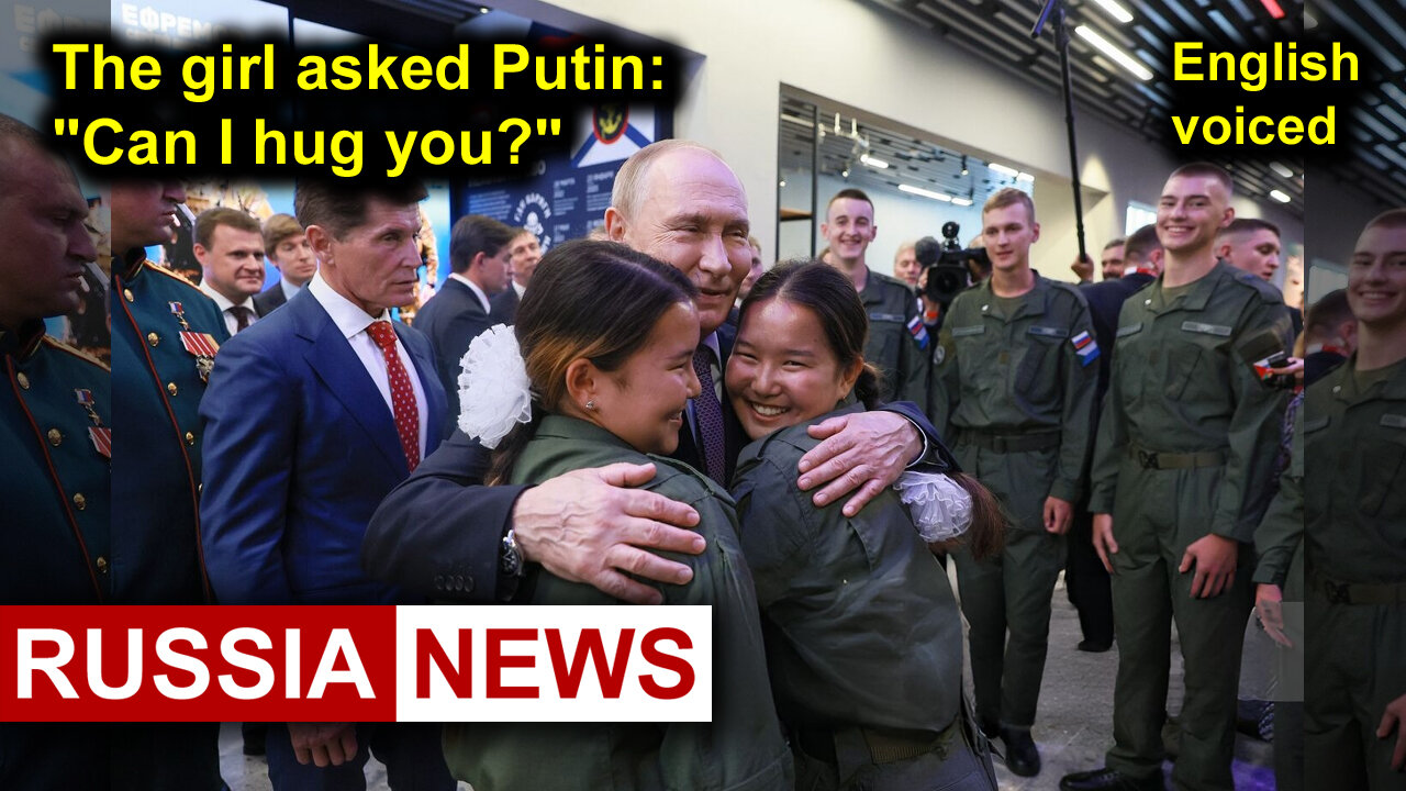 The girl asked Putin: Can I hug you?