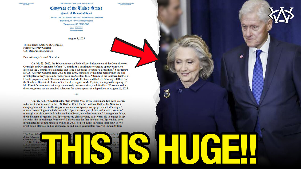 Clintons and 10 Epstein Officials SUBPOENAED by CONGRESS!