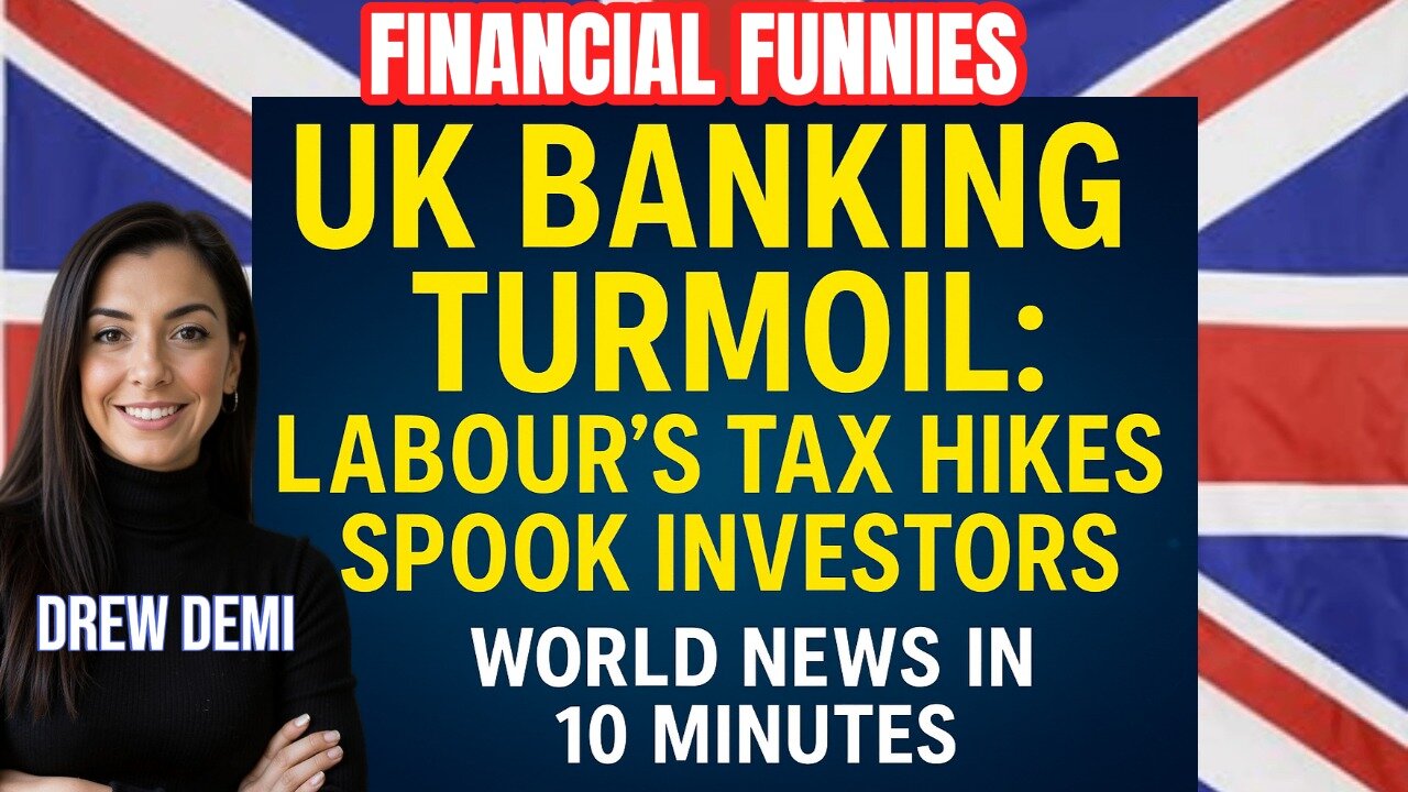 UK BANKING TURMOIL: LABOURS TAX HIKES SPOOK INVESTORS WITH DREW DEMI - WORLD NEWS IN 10 MINUTES!