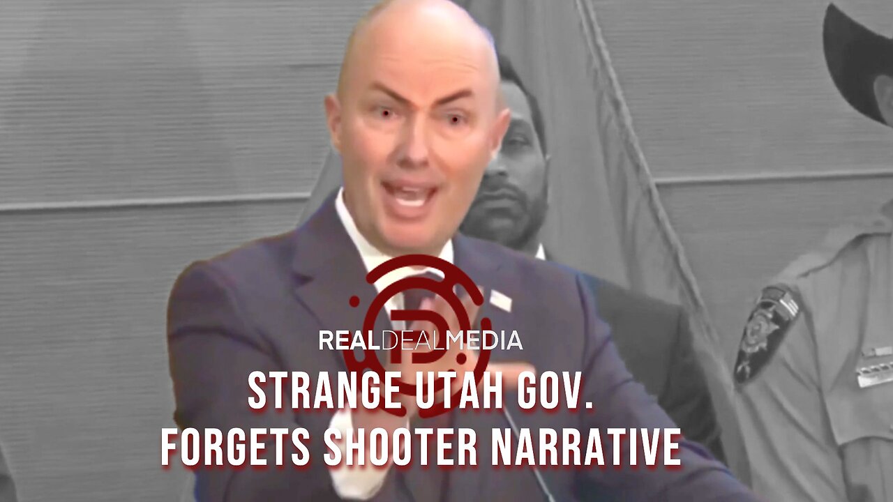 Strange Utah Gov. Forgets Shooter Narrative