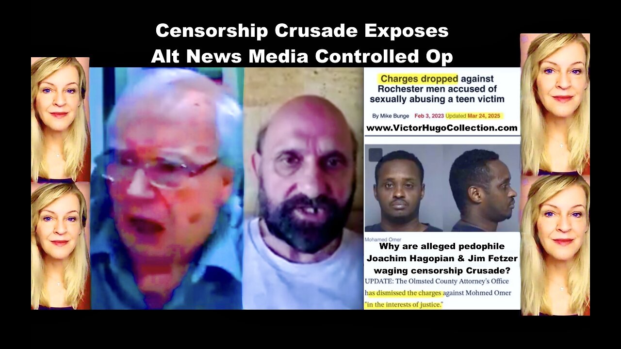 Amazing Polly Exposes Rumble During Alleged Pedophile Joachim Hagopian Jim Fetzer Censorship Crusade