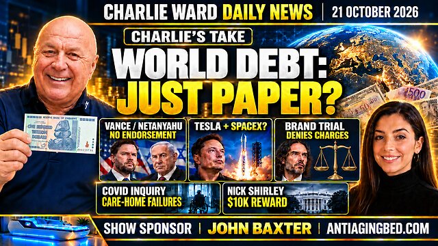 World Debt: JUST PAPER? Elon Musk’s Mega Merger? Spiritual Wonder Boy Fund | Charlie Ward Daily News thumbnail