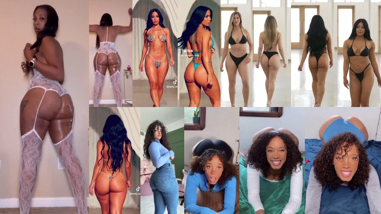 Ass compilation - Big bank tiktok challenge ❤️‍ClipchampGirls 2025