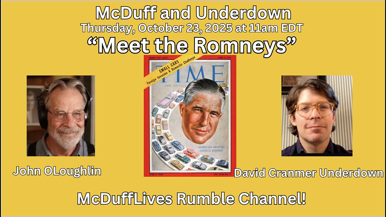 Meet the Romneys, with David Cranmer Underdown October 23, 2025