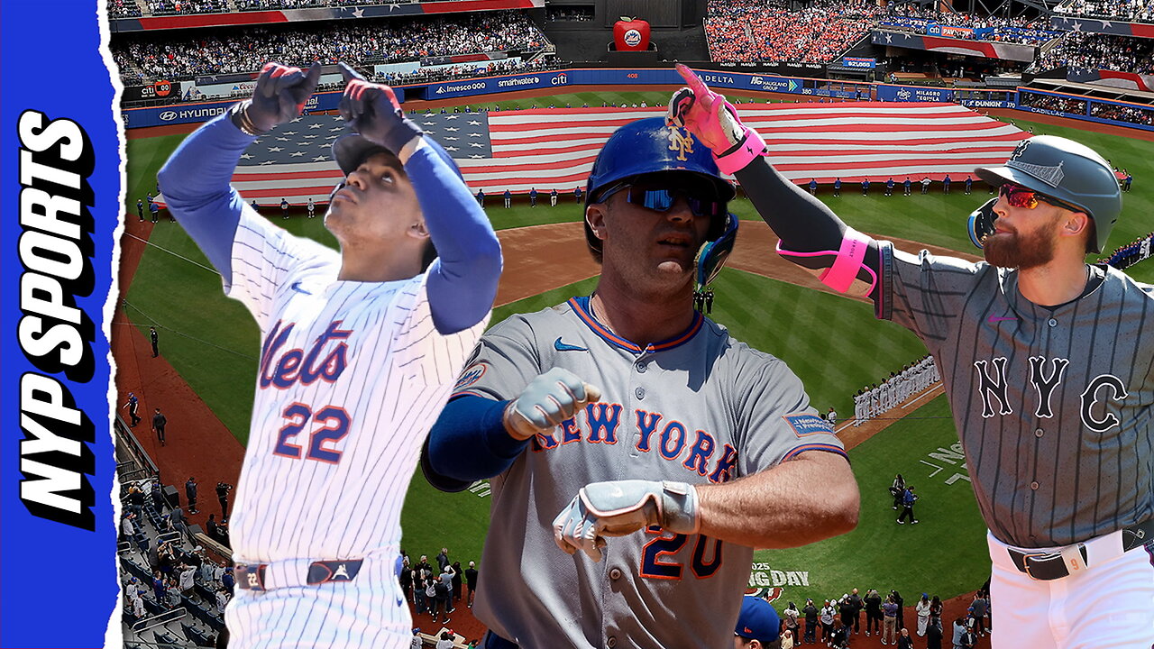 The Mets top-five plays from the first half of their 2025 season