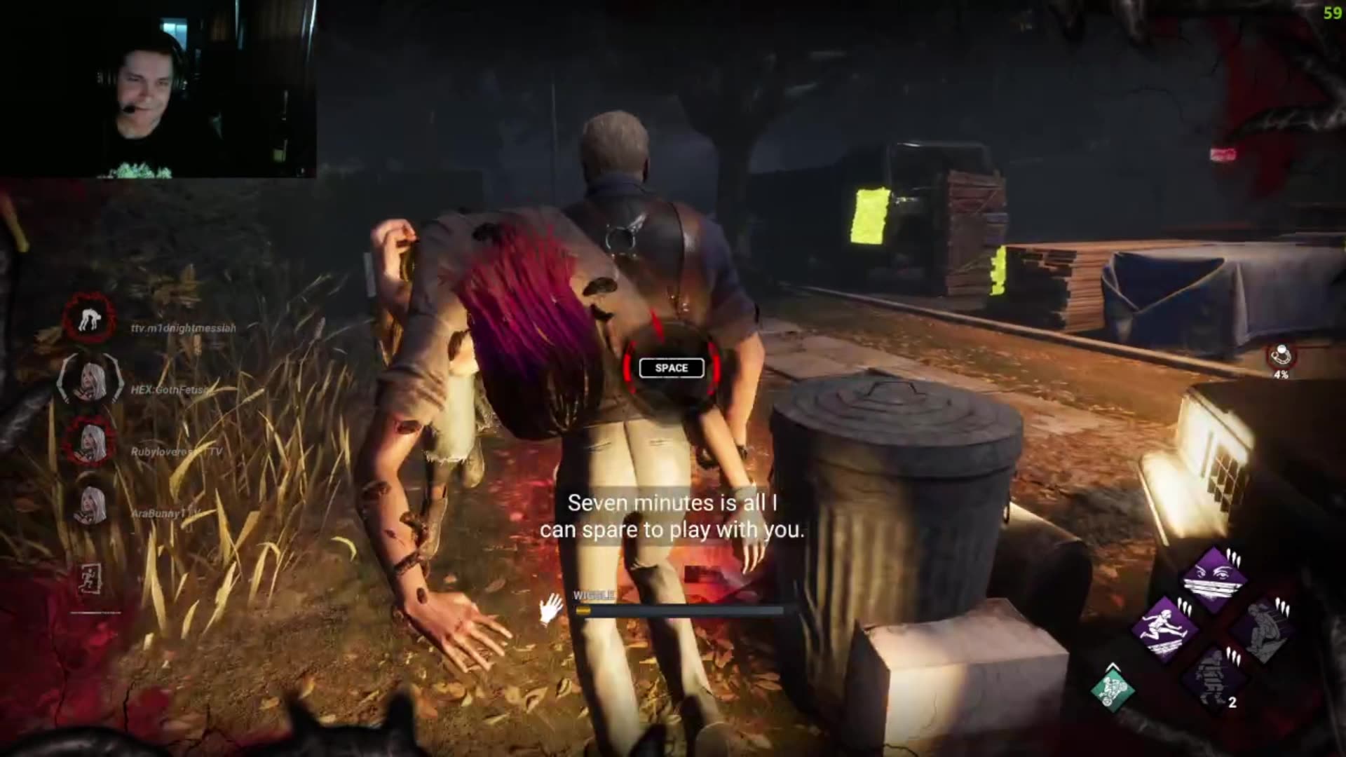 Wesker, Hug-Teching