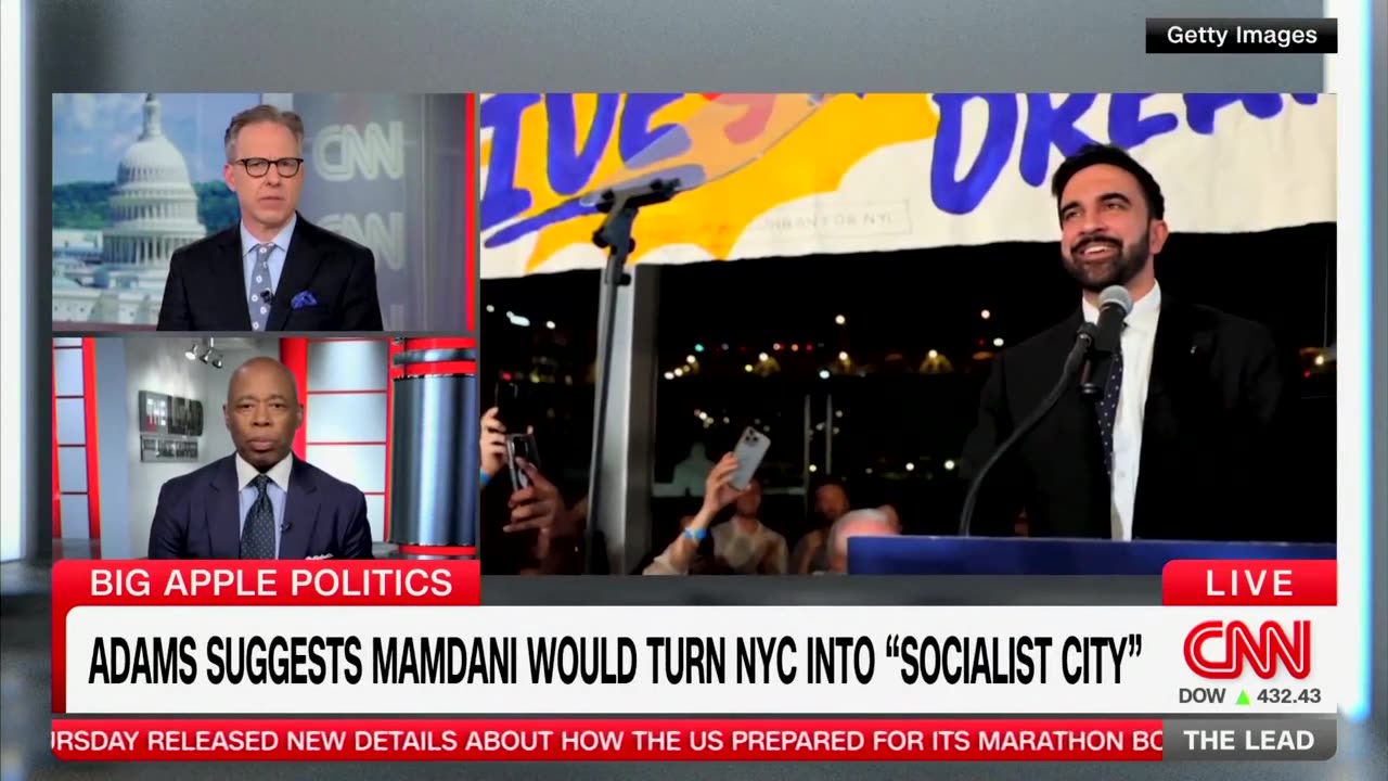 A Little Research: Adams Hits Back After Tapper Says He Cant Remember Mamdani Praising Hamas