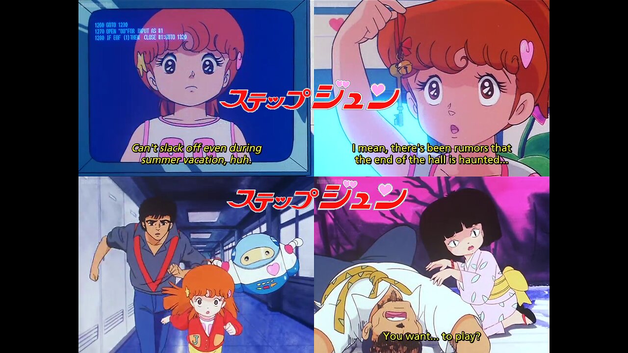 Hai Step Jun (80s Anime) Episode 25 - Spooked by a Spectre (English Subbed) [Time for Jun to Solve a Ghost Mystery Story! This Haunted Ghostly Episode will give both Resident Evil and Nancy Drew a Run for theyre Money!]