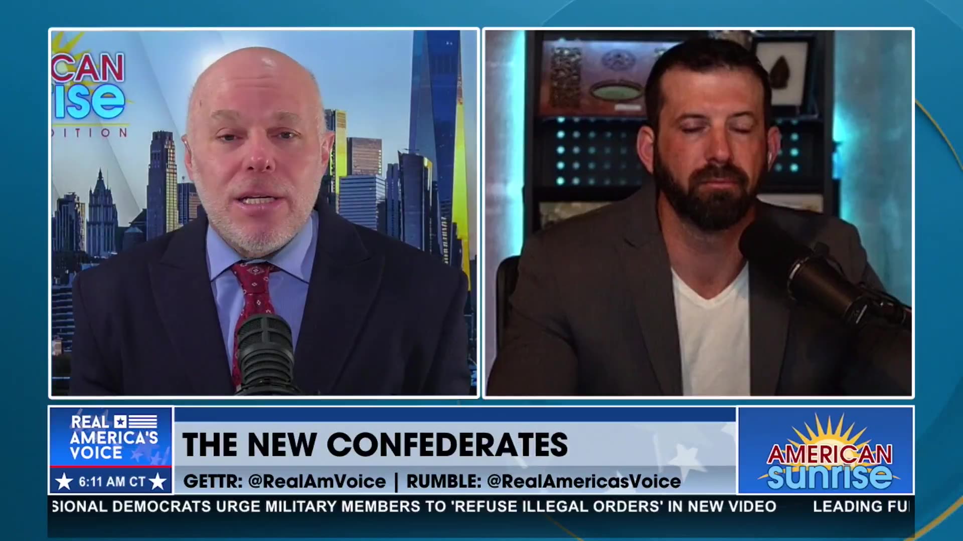DEMS’ “NEW CONFEDERACY” INSURRECTION WARNING