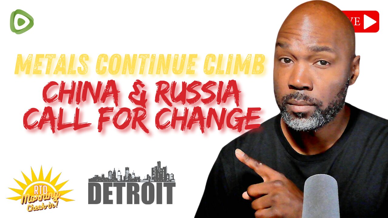 Were In A NEW Monetary Reality! Xi & Putin Knows How This ENDS | Morning Check-In: Lets Talk...